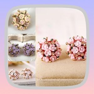 (2 Sets) Elegant Flower Earrings 💐